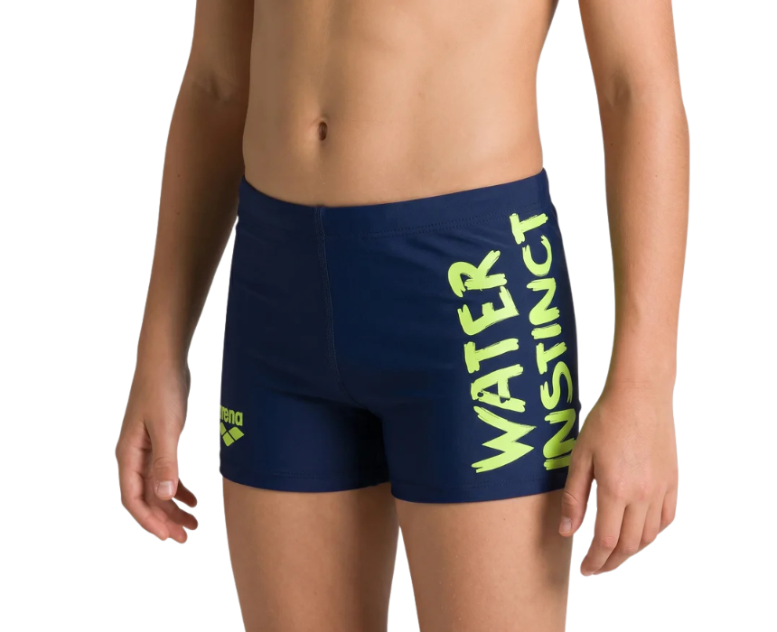 3 Arena Boys Training Swimwear Slogan Short - Image 1