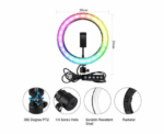 RGB LED Ring Light MJ33 - Image 