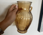 Glass Vase with Handles - Image 