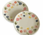 Floral Decorative Serving Dish - Image 