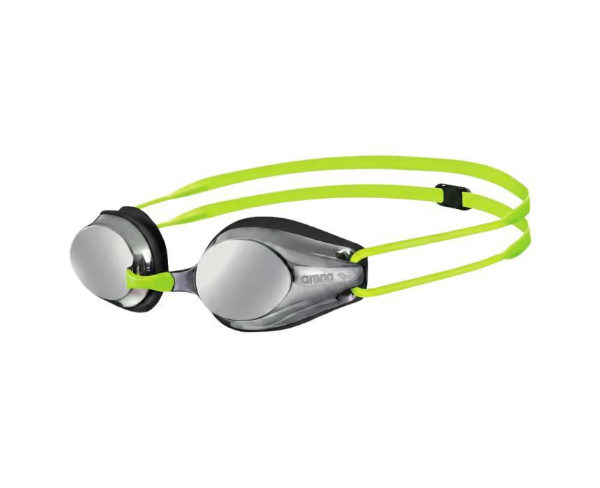 3 Arena Junior Tracks Mirror Racing Swim Goggles Age 6-12YO - Image 1
