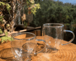 Double Wall Glass Mug - Image 