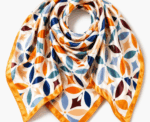Women Geometric Print Scarf - Image 