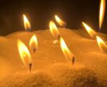 Moon Sand Pearled Candle Set 250g - Image 