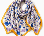 Women Floral Print Scarf - Image 