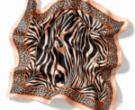 Women Zebra Print Scarf - Image 