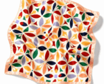 Women Geometric Print Scarf - Image 