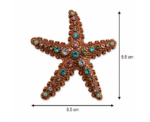 Crystal Starfish Brooch - Image 