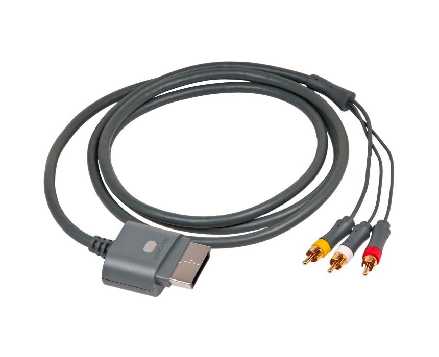3 Conqueror Cable XBOX AV Grey - Image 1