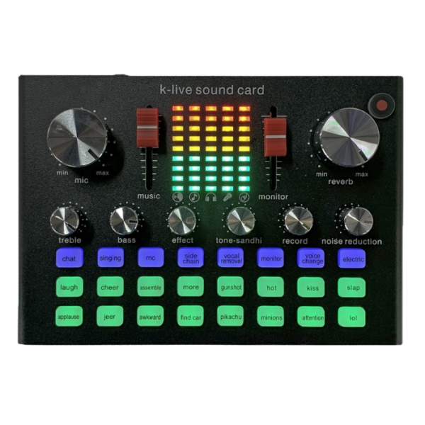 Conqueror Soundcard Audio Mixer Live Recording