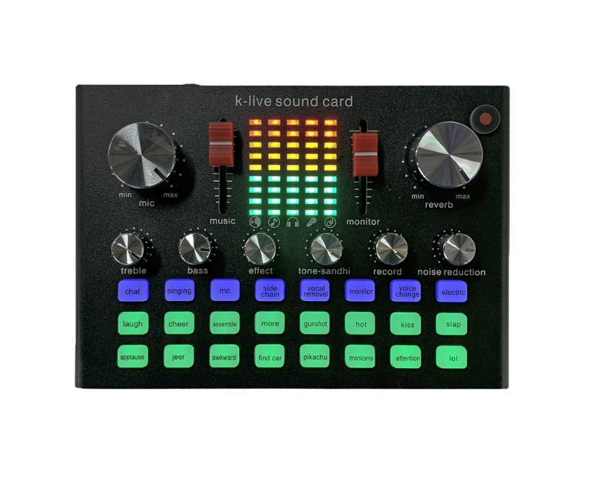 3 Conqueror Soundcard Audio Mixer Live Recording - Image 1