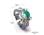 One Piece Zoro Collectible Ring Fixed Size - Image 