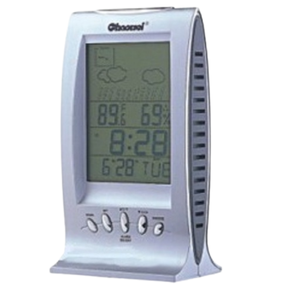 Chaonei Alarm Weather Station Silver And Grey