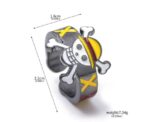 One Piece Straw Hat Crew Collectible Ring Fixed Size - Image 