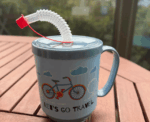 Kids Straw Cup with Handle - Image 