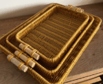 Boho Woven Tray Set - Image 