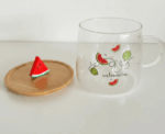 Watermelon Glass Mug Set - Image 