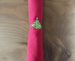 Red Fabric Dinner Napkin - Image 