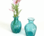 Colorful Glass Flower Vase - Image 