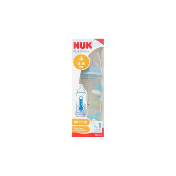Milk Bottle Blue Unisex 0‑6M 300Ml Nuk