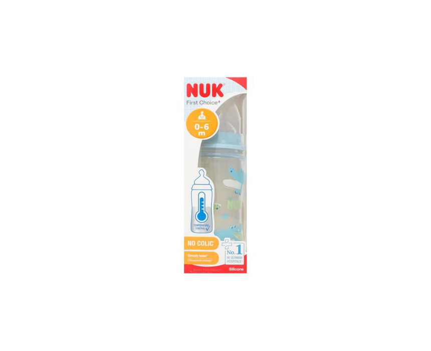 300 Milk Bottle Blue Unisex 0‑6M 300Ml Nuk - Image 1