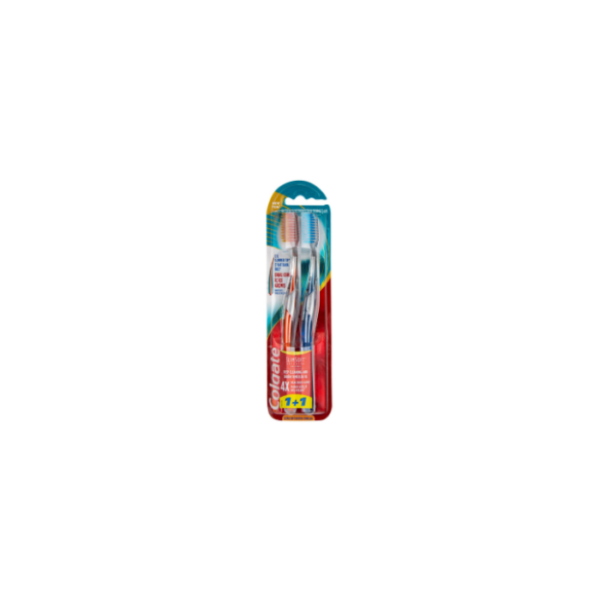 Slim Soft Advanced Twin Pack Toothbrush Colgate