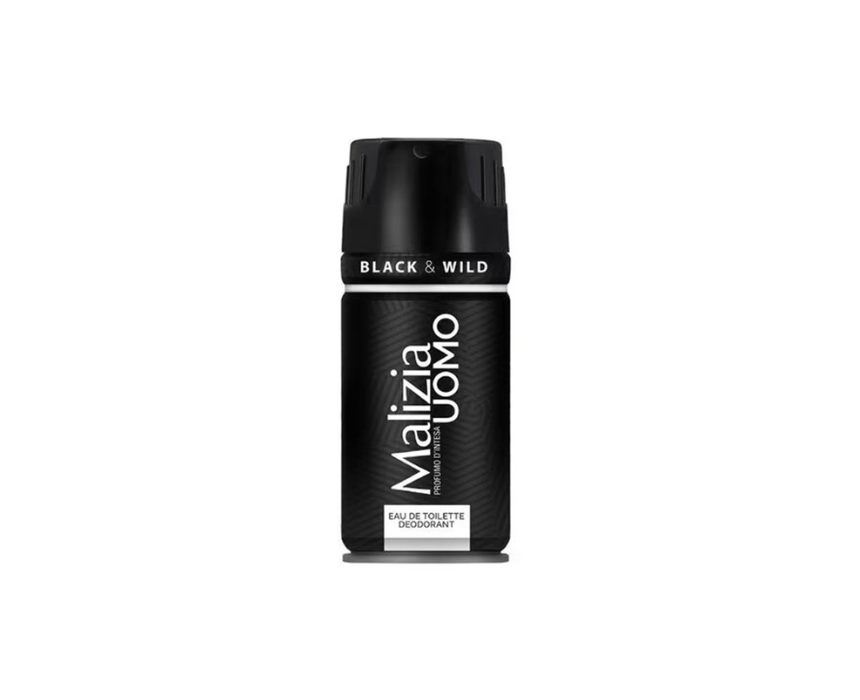 306 Deo Spray Black & Wild 150 ml Malizia - Image 1