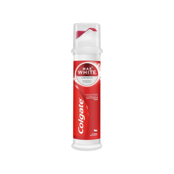 Toothpaste Max White Luminous Pump 100Ml Colgate