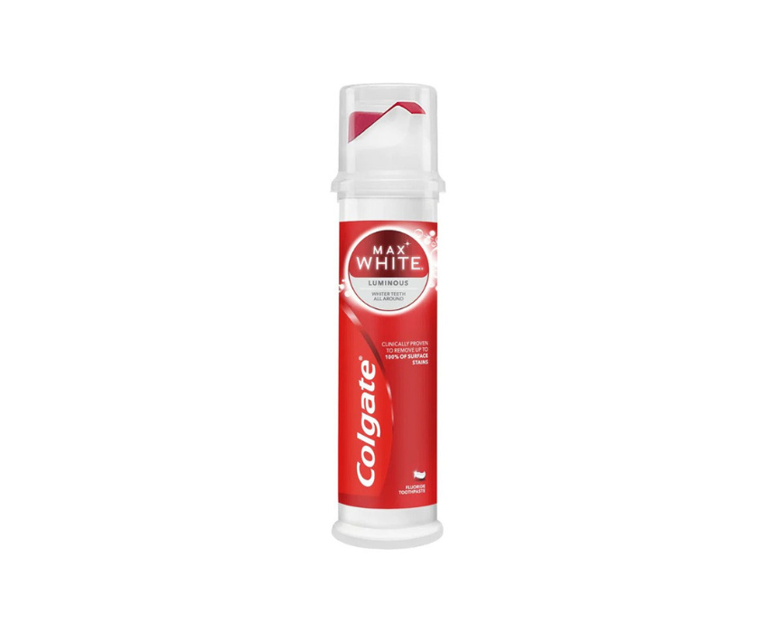 317 Toothpaste Max White Luminous Pump 100Ml Colgate - Image 1