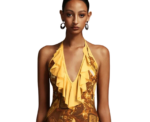 Uri Halter Maxi Dress - Image 