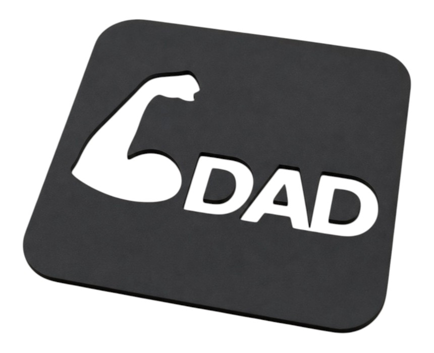 33 Strong Dad Coaster - Image 1