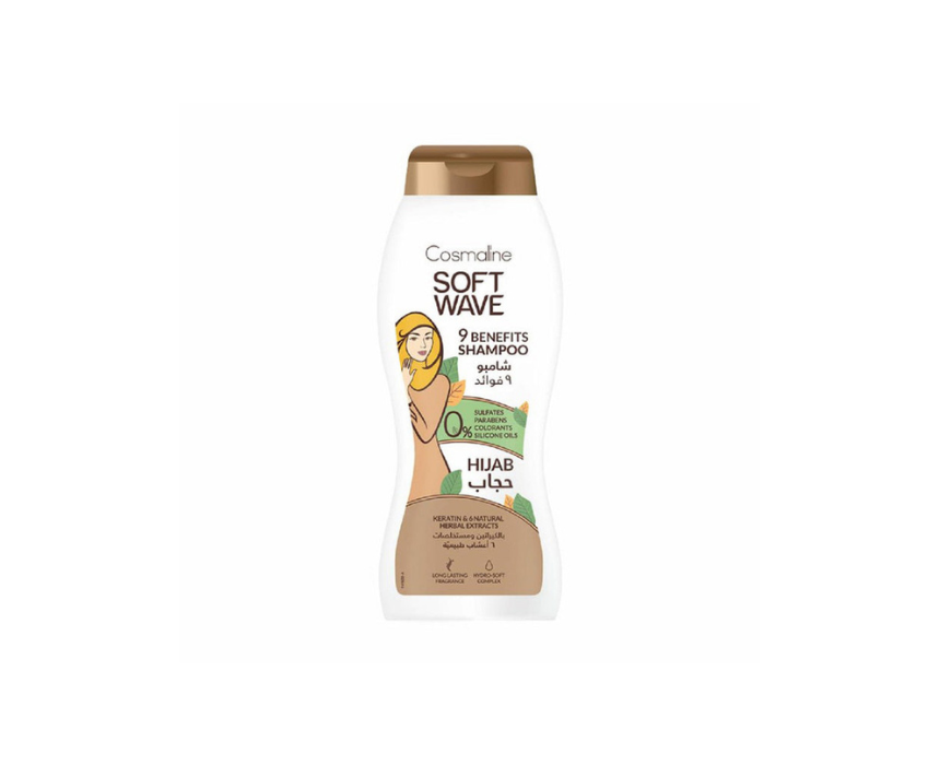 334 Shampoo Hijab Sulfate Free 400Ml Soft Wave - Image 1