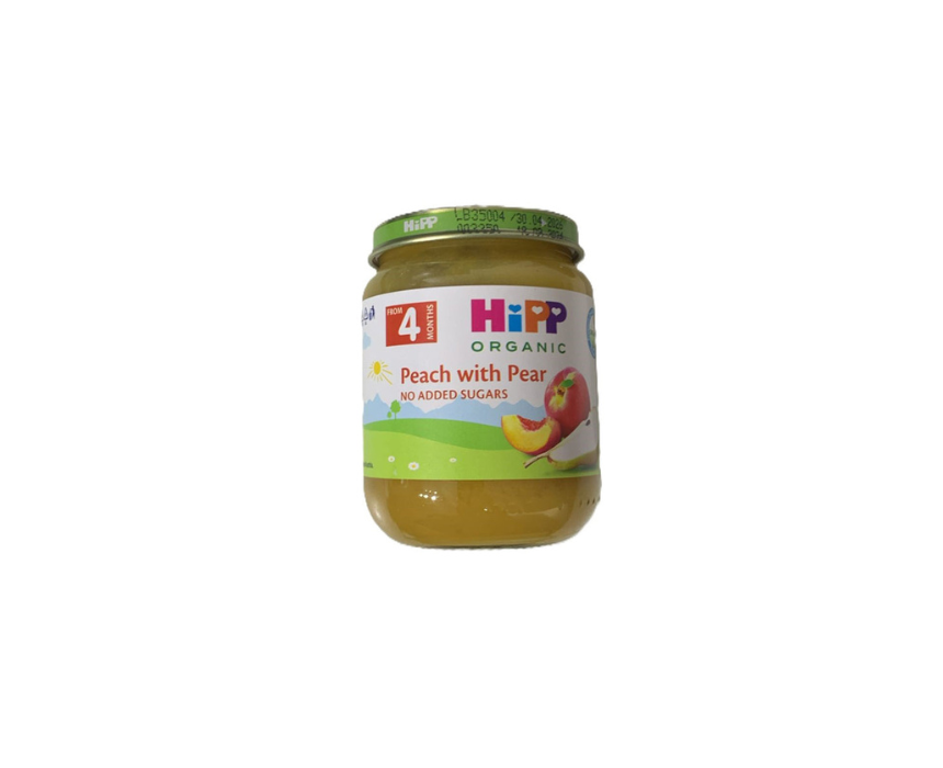 351 Baby Food Peach With Pear 4M+ 125G Hipp - Image 1