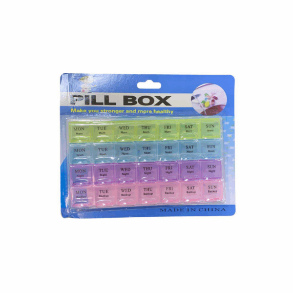 4 Week Pill Box