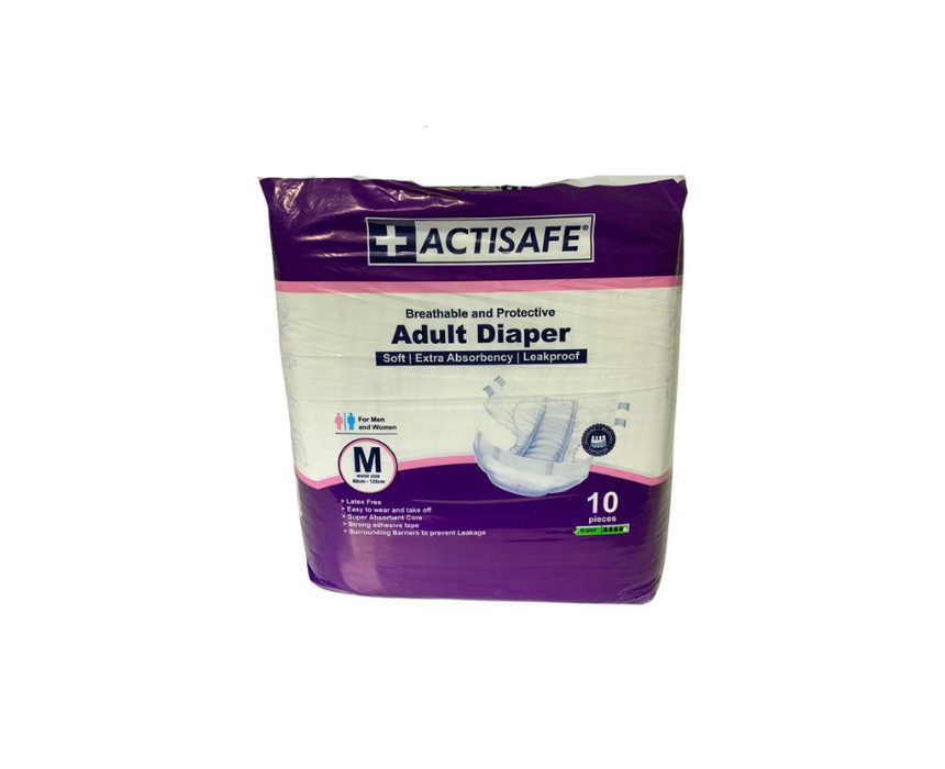 360 Adult Diaper Slip Medium Actisafe - Image 1