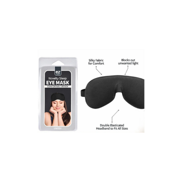Eye Mask Black Adjustable