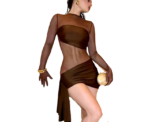 Mesh Mini Dress - Image 