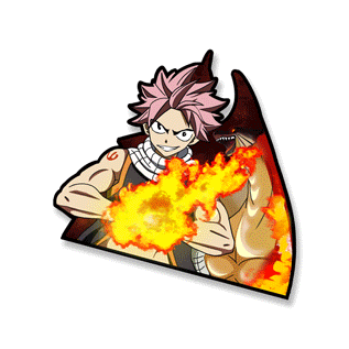 Fairytale Natsu 3D Motion Sticker | 13.5 x 11.8 cm