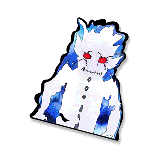 Mob Psycho Kageyama 3D Motion Sticker | 13.5 x 10.9 cm