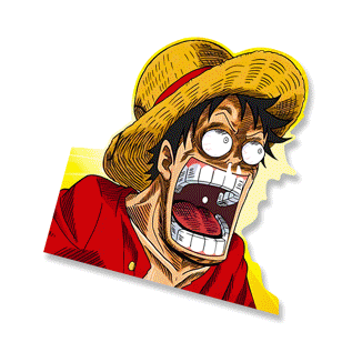 One Piece 3D Motion Sticker | 12.8 x 13.5 cm