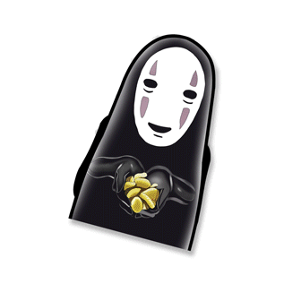 No Face 3D Motion Sticker | 13.5 x 8.5 cm