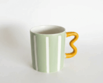 Colorful Striped Coffee Mug - Image 
