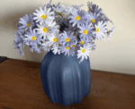 Matte Glass Flower Vase - Image 