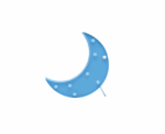 Blue Moon Lamp Night Light - Image 