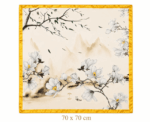 Women Magnolia Square Scarf - Image 
