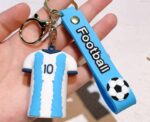 Messi 3D PVC Keychain - Image 