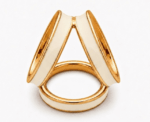 Women Gold Scarf Ring - Image 