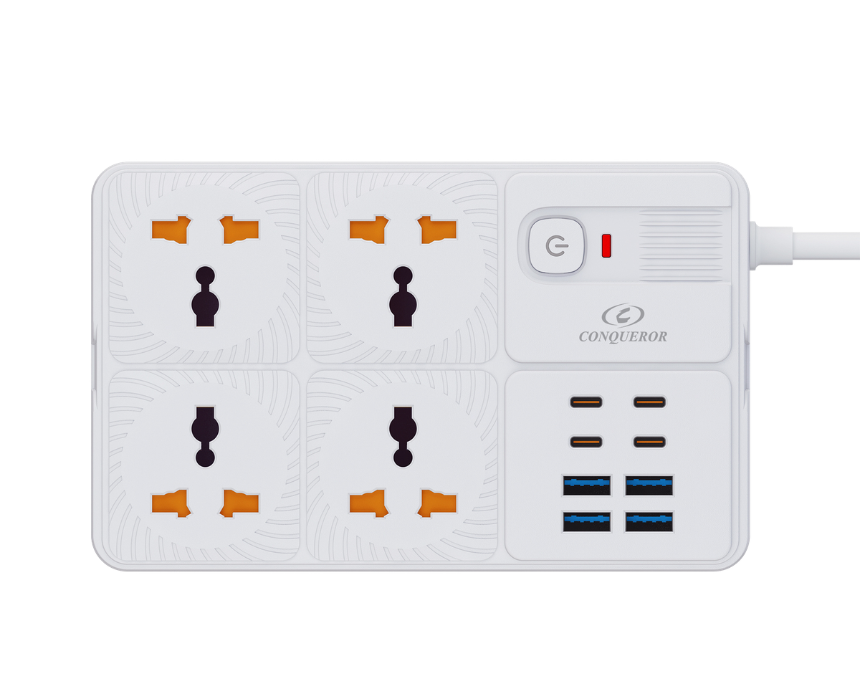 4 Conqueror Power Strip USB Charging - Image 1
