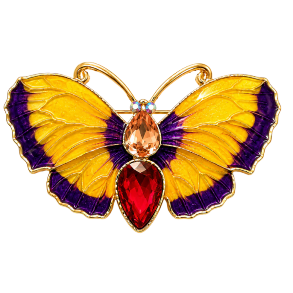 Sunset Butterfly Brooch