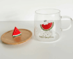 Watermelon Glass Mug Set - Image 